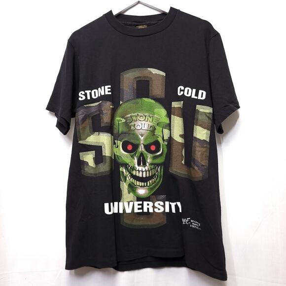 Vintage 1998 WWF Stone Cold Steve Austin University School of Hard Knocks Large - Picture 1 of 8